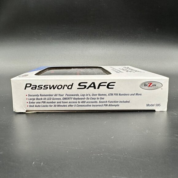 Deluxe Password Vault Organizer Safe Protect Online Personal Secure Gadget New - Picture 3 of 8